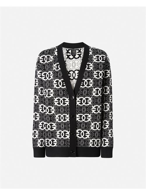 Cardigan con logo Love Birds PINKO | 106042A2YD/ZZ2